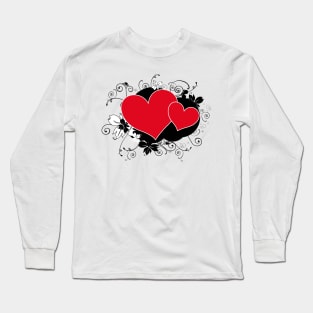 Valentine's Day - Floral Heart p Long Sleeve T-Shirt